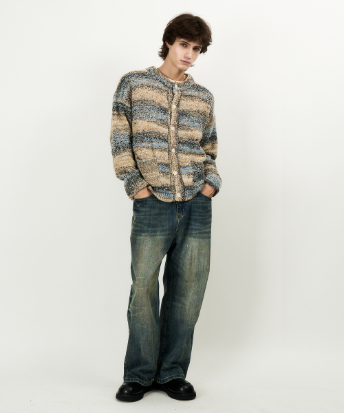 DWSE(ディーダブリューエスイー)の「フェイドワイドデニムパンツ(ブルー)(デニムパンツ・メンズ・その他・SMALL/MEDIUM/LARGE/X-LARGE)」の5枚目の写真