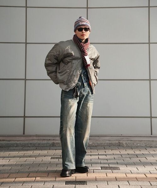 DWSE(ディーダブリューエスイー)の「フェイドワイドデニムパンツ(ブルー)(デニムパンツ・メンズ・その他・SMALL/MEDIUM/LARGE/X-LARGE)」の6枚目の写真