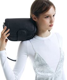 BBYB（ビービーワイビー）の「ベイ(BEI) サドルショルダーバッグ (ブラック)（ショルダーバッグ）」
