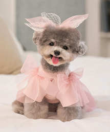 MY LITTLE DOG（マイ リトル ドッグ）の「Mary Jane Top - Pink（ペットウェア）」