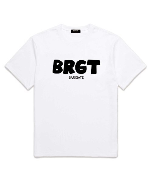 BARIGATE(バリゲート)の「BRGTロゴ 半袖Tシャツ (BS007) ホワイト(Tシャツ/カットソー・レディース・その他・SMALL/MEDIUM/LARGE/X-LARGE/XX-LARGE)」の1枚目の写真