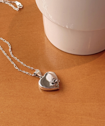 CODE.H（コード エイチ）の「(Silver 925) ハートフレームネックレス（ネックレス）」