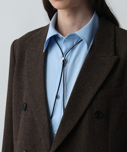 HARE（ハレ）の「【MADE IN JAPAN】レザーループタイ(HARE)（ネックレス・メンズ・ブラック・FREE）」の3枚目の写真