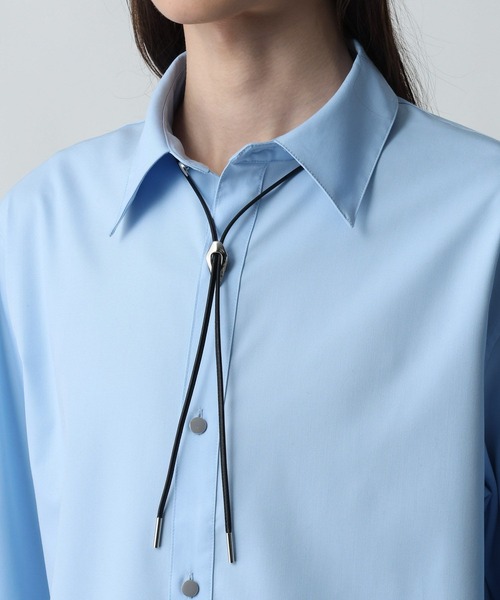 HARE（ハレ）の「【MADE IN JAPAN】レザーループタイ(HARE)（ネックレス・メンズ・ブラック・FREE）」の4枚目の写真