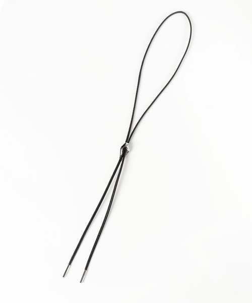 HARE（ハレ）の「【MADE IN JAPAN】レザーループタイ(HARE)（ネックレス・メンズ・ブラック・FREE）」の5枚目の写真