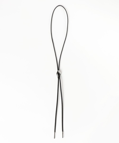 HARE（ハレ）の「【MADE IN JAPAN】レザーループタイ(HARE)（ネックレス・メンズ・ブラック・FREE）」の6枚目の写真