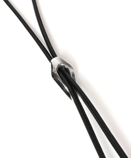 HARE（ハレ）の「【MADE IN JAPAN】レザーループタイ(HARE)（ネックレス・メンズ・ブラック・FREE）」の8枚目の写真