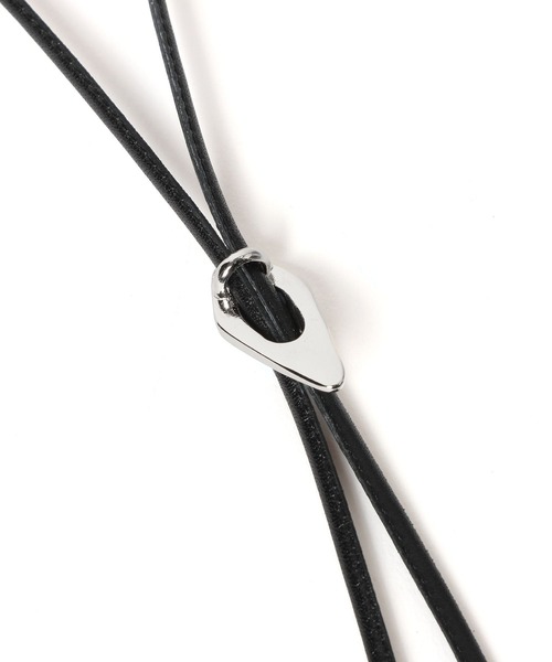 HARE（ハレ）の「【MADE IN JAPAN】レザーループタイ(HARE)（ネックレス・メンズ・ブラック・FREE）」の9枚目の写真