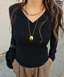 カシュクールトップス