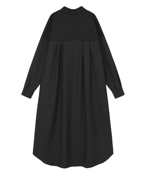 ZUCCa（ズッカ）の「シャツドッキングジャージィー / ワンピース / S（ワンピース・レディース・ブラック/ネイビー/オレンジ・M size）」の6枚目の写真