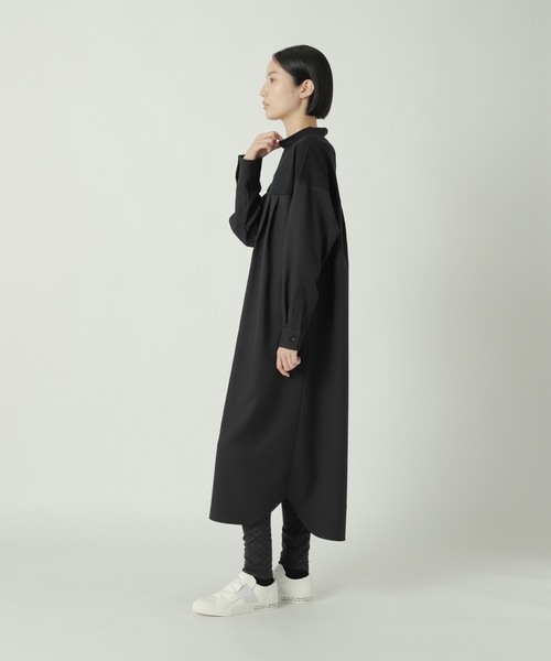 ZUCCa（ズッカ）の「シャツドッキングジャージィー / ワンピース / S（ワンピース・レディース・ブラック/ネイビー/オレンジ・M size）」の11枚目の写真