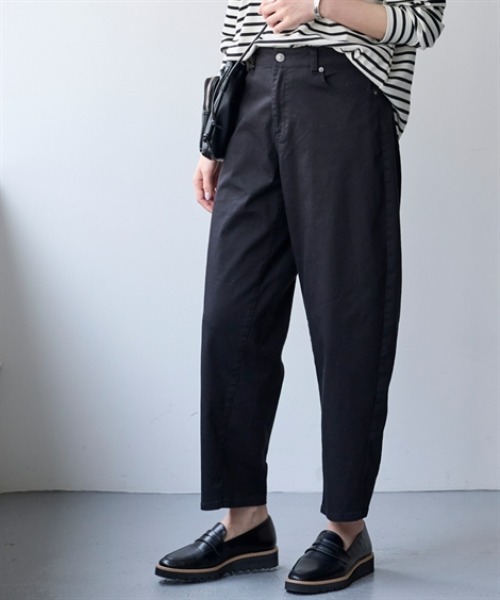 nissen（ニッセン）の「すごのびストレッチツイルカーブパンツ（ゆったりヒップ）＜大きいサイズ有＞（その他パンツ・レディース・モカ/ライトベージュ/カーキ/ブラック・LL/L/M/S）」の5枚目の写真