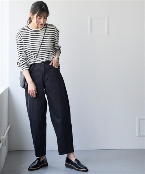 nissen（ニッセン）の「すごのびストレッチツイルカーブパンツ（ゆったりヒップ）＜大きいサイズ有＞（その他パンツ・レディース・モカ/ライトベージュ/カーキ/ブラック・LL/L/M/S）」の6枚目の写真