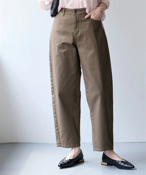 nissen（ニッセン）の「すごのびストレッチツイルカーブパンツ（ゆったりヒップ）＜大きいサイズ有＞（その他パンツ・レディース・モカ/ライトベージュ/カーキ/ブラック・LL/L/M/S）」の14枚目の写真