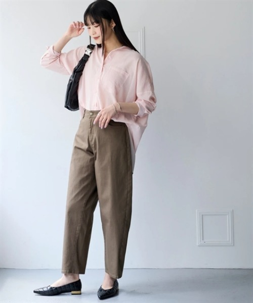 nissen（ニッセン）の「すごのびストレッチツイルカーブパンツ（ゆったりヒップ）＜大きいサイズ有＞（その他パンツ・レディース・モカ/ライトベージュ/カーキ/ブラック・LL/L/M/S）」の15枚目の写真