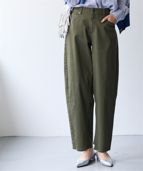 nissen（ニッセン）の「すごのびストレッチツイルカーブパンツ（ゆったりヒップ）＜大きいサイズ有＞（その他パンツ・レディース・モカ/ライトベージュ/カーキ/ブラック・LL/L/M/S）」の7枚目の写真