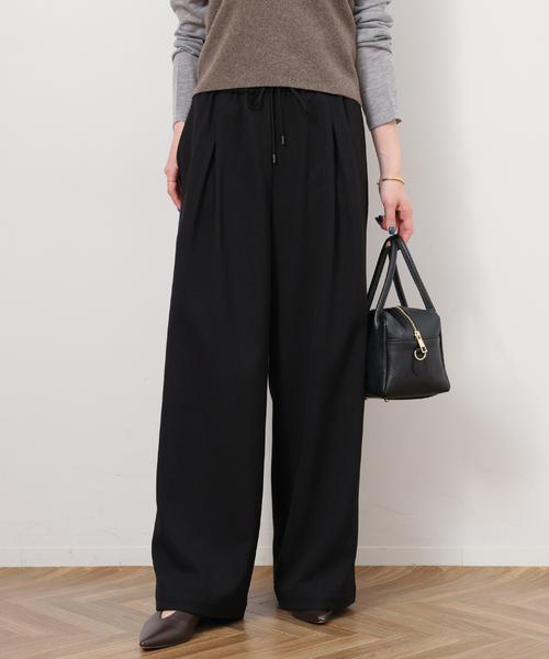 JOURNAL STANDARD relume(ジャーナルスタンダード レリューム)の「ストレッチメランジツイルイージーパンツ(その他パンツ・レディース・ブラウン/ホワイト/ブラック・36/38)」の7枚目の写真