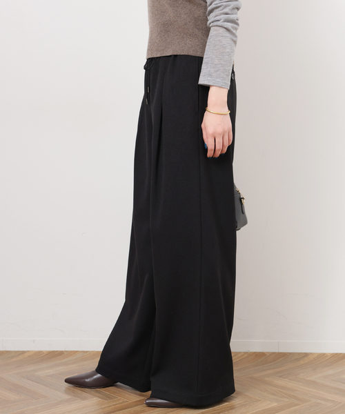 JOURNAL STANDARD relume(ジャーナルスタンダード レリューム)の「ストレッチメランジツイルイージーパンツ(その他パンツ・レディース・ブラウン/ホワイト/ブラック・36/38)」の10枚目の写真