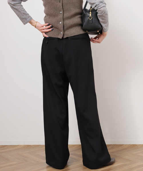 JOURNAL STANDARD relume(ジャーナルスタンダード レリューム)の「ストレッチメランジツイルイージーパンツ(その他パンツ・レディース・ブラウン/ホワイト/ブラック・36/38)」の11枚目の写真