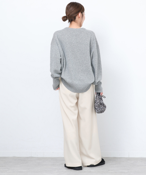 JOURNAL STANDARD relume(ジャーナルスタンダード レリューム)の「ストレッチメランジツイルイージーパンツ(その他パンツ・レディース・ブラウン/ホワイト/ブラック・36/38)」の15枚目の写真
