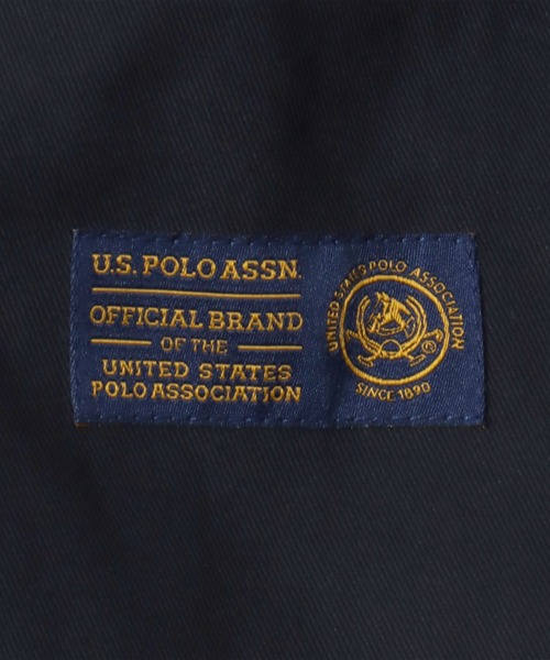 U.S. POLO ASSN.(ユーエスポロアッスン)の「U.S. POLO ASSN./ユーエスポロアッスン ワンポイント刺繍 ツイル 2タック ワイドパンツ イージーパンツ(チノパンツ・メンズ・ベージュ/ブラック/アイボリー・L/M)」の15枚目の写真