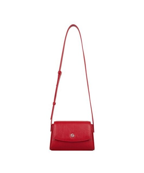 SEMICODE(セミコード)の「capture bag micro - crinkle red(メッセンジャーバッグ・レディース・その他・FREE)」の5枚目の写真
