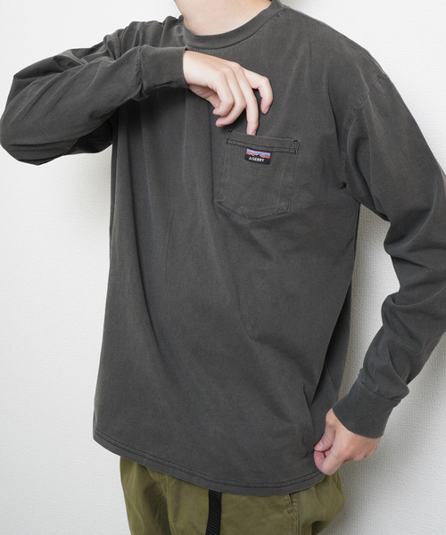 GERRY（ジェリー）の「GERRY ピグメント胸ポケットロンTEE（Tシャツ/カットソー・メンズ・ベージュ/グリーン/ブラック/ネイビー系・MEDIUM/LARGE/X-LARGE）」の9枚目の写真