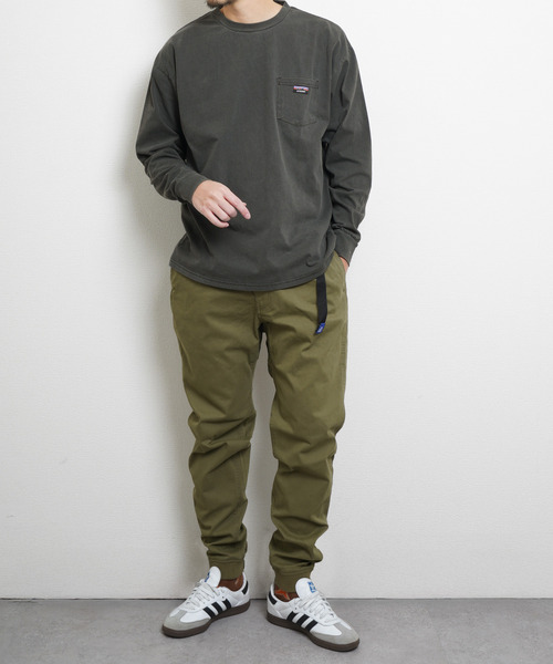 GERRY（ジェリー）の「GERRY ピグメント胸ポケットロンTEE（Tシャツ/カットソー・メンズ・ベージュ/グリーン/ブラック/ネイビー系・MEDIUM/LARGE/X-LARGE）」の13枚目の写真