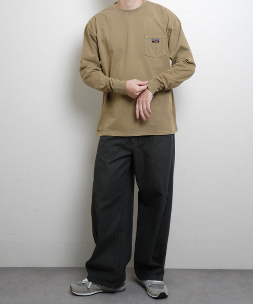 GERRY（ジェリー）の「GERRY ピグメント胸ポケットロンTEE（Tシャツ/カットソー・メンズ・ベージュ/グリーン/ブラック/ネイビー系・MEDIUM/LARGE/X-LARGE）」の21枚目の写真
