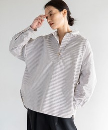 Elura | アイロンいらずスキッパーシャツ/634736(シャツ/ブラウス)