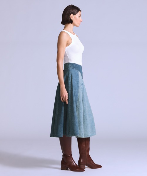 Levi's（リーバイス）の「Levi's/リーバイス BLUETAB(TM) RODEO スカート（デニムスカート・レディース・インディゴブルー・23inch/24inch/25inch/26inch/27inch/28inch）」の3枚目の写真