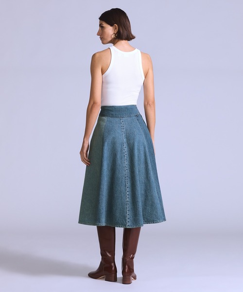 Levi's（リーバイス）の「Levi's/リーバイス BLUETAB(TM) RODEO スカート（デニムスカート・レディース・インディゴブルー・23inch/24inch/25inch/26inch/27inch/28inch）」の4枚目の写真