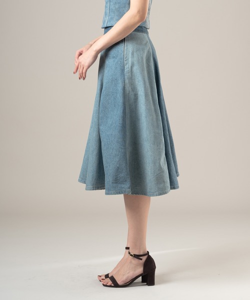 Levi's（リーバイス）の「Levi's/リーバイス BLUETAB(TM) RODEO スカート（デニムスカート・レディース・インディゴブルー・23inch/24inch/25inch/26inch/27inch/28inch）」の6枚目の写真