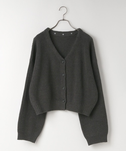 LOWRYS FARM（ローリーズファーム）の「レースカラーニットカーディガン　 646619（カーディガン/ボレロ・レディース・グレー/アイボリー/ネイビー・FREE）」の20枚目の写真