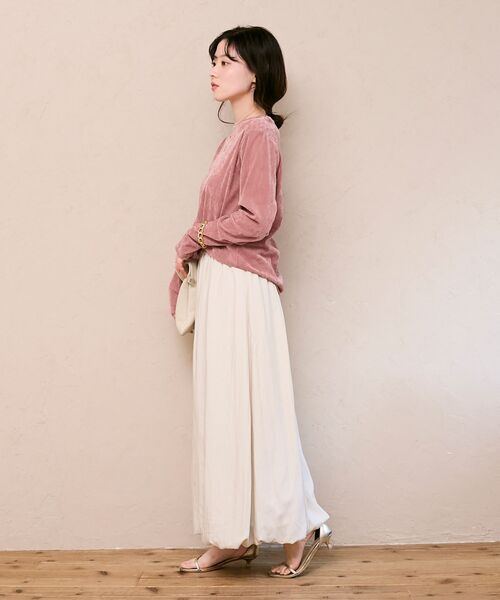 le.coeur blanc(ルクールブラン)の「バルーンスカート(スカート・レディース・ブラック/ライトベージュ・38)」の19枚目の写真