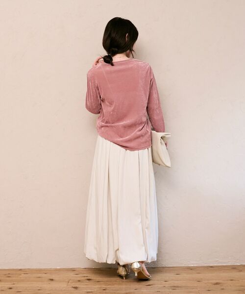 le.coeur blanc(ルクールブラン)の「バルーンスカート(スカート・レディース・ブラック/ライトベージュ・38)」の18枚目の写真