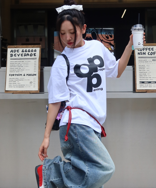 Opening Project（オープニングプロジェクト）の「OPP Logo T Shirt - White（Tシャツ/カットソー・レディース・その他・S/M/L/XL）」の5枚目の写真