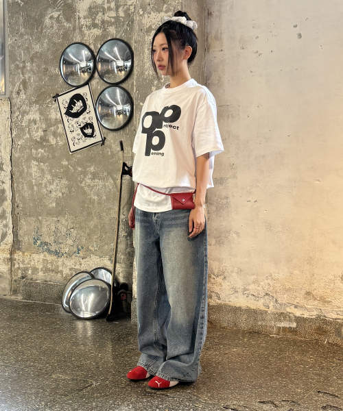 Opening Project（オープニングプロジェクト）の「OPP Logo T Shirt - White（Tシャツ/カットソー・レディース・その他・S/M/L/XL）」の9枚目の写真