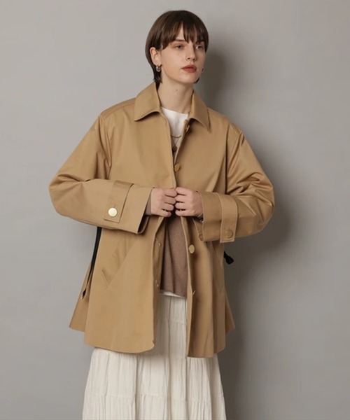 CADUNE（カデュネ）の「ドロストマウンテンブルゾン（ダウンジャケット/コート・レディース・ネイビー/キャメル・38/36）」の4枚目の写真