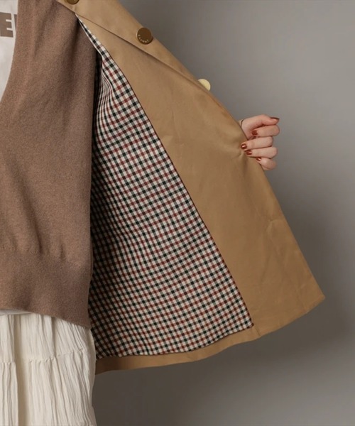 CADUNE（カデュネ）の「ドロストマウンテンブルゾン（ダウンジャケット/コート・レディース・ネイビー/キャメル・38/36）」の9枚目の写真