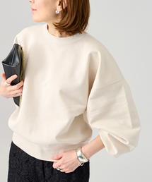 VERMEIL par iena | 《WEB限定》シルケットコットンスウェット(Tシャツ/カットソー)