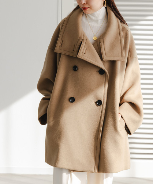 セール】《追加》スタンドカラーオーバーコート（その他アウター