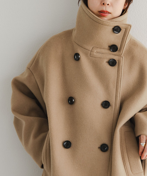 セール】《追加》スタンドカラーオーバーコート（その他アウター