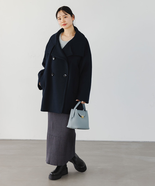 セール】《追加》スタンドカラーオーバーコート（その他アウター
