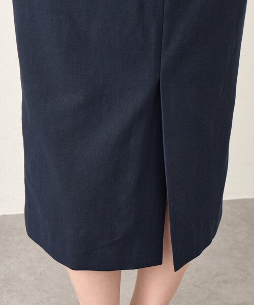 La boutique BonBon（ラブティックボンボン）の「【今すぐお届け！・サイズ展開】ドライオックスナロースカート（スカート・レディース・ピンク/ホワイト/サックスブルー/ネイビー・34/36/38）」の10枚目の写真