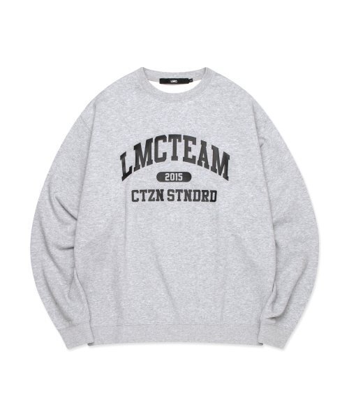 TEAM ARCH COLLEGE SWEATSHIRT heather gray