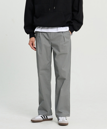 CREEDMENS（クリードマンズ）の「ミラー ワンタック セミワイドバンディングパンツ (グレー)（その他パンツ）」