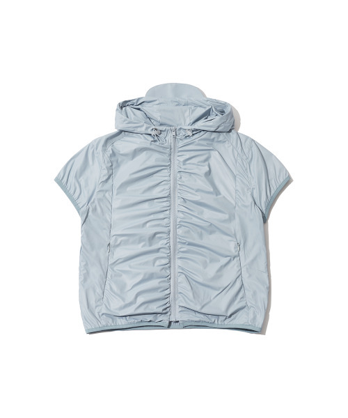ITZAVIBE(イッザバイブ)の「SHIRRED WINDBREAKER - SKY BLUE(ナイロンジャケット・レディース・その他・ONE SIZE)」の3枚目の写真