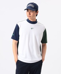 BEAMS GOLF | ORANGE LABEL / クレイジーパターン モックネックシャツ(吸水速乾・UVカット)(シャツ/ブラウス)