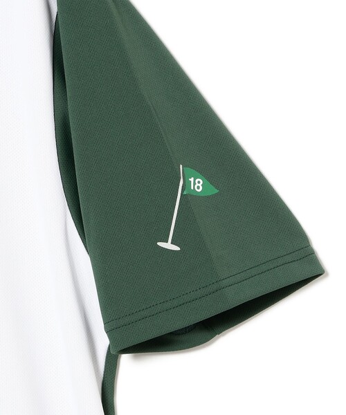 BEAMS GOLF(ビームスゴルフ)の「ORANGE LABEL / クレイジーパターン モックネックシャツ(吸水速乾・UVカット)(シャツ/ブラウス・メンズ・ホワイト/ネイビー・S/XL/M)」の18枚目の写真